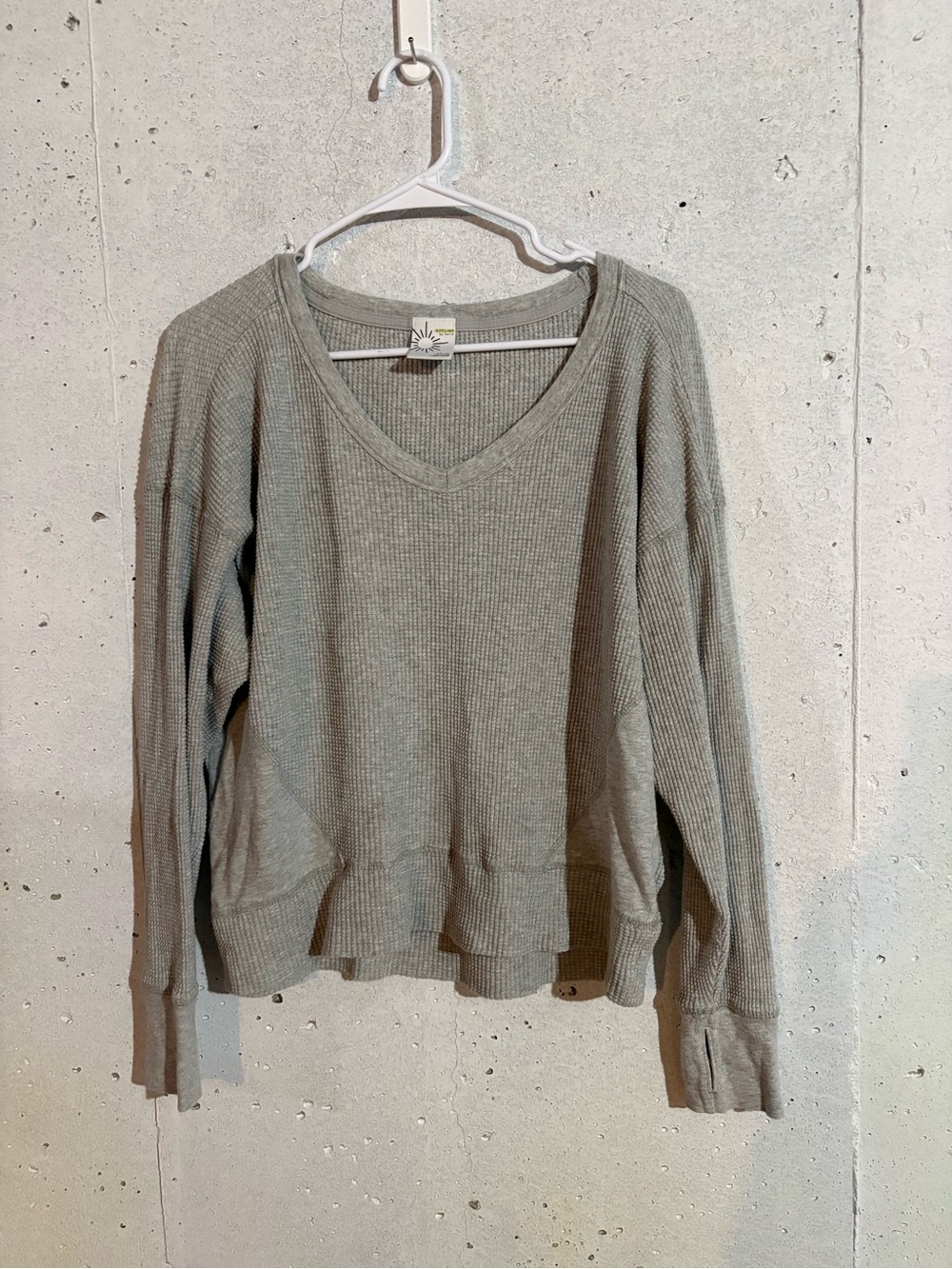 Offline By Aerie Wow! Waffle Oversized T-Shirt | Size: XS